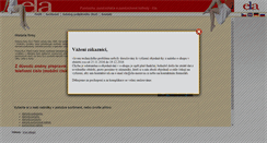 Desktop Screenshot of ela-moravia.cz